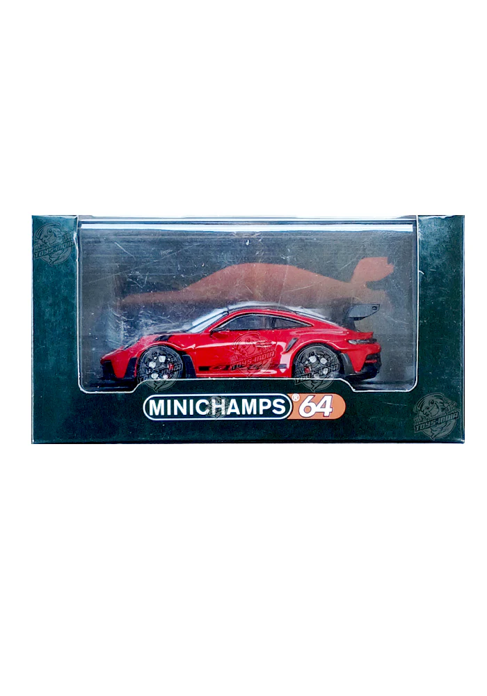 EXCLUSIVES Minichamps 64 Porsche 911 (992) GT3 RS - Red (Scale 1:64) - Image 2