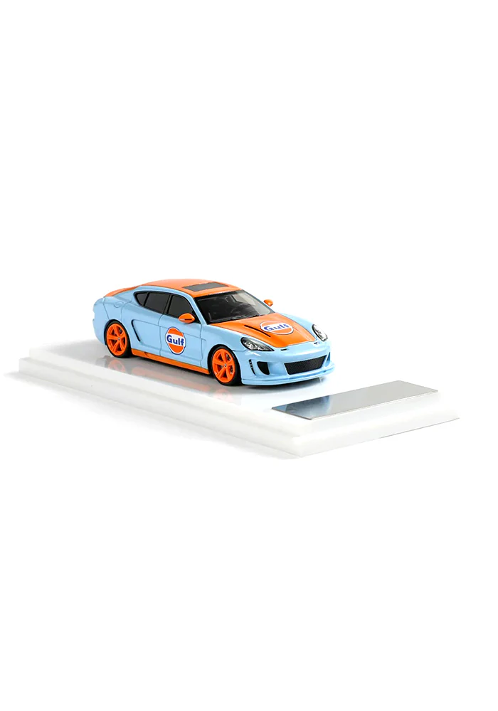 EXCLUSIVES MK Miniatures Gemballa Gulf Mistrale - Blue / Orange (Scale 1:64)