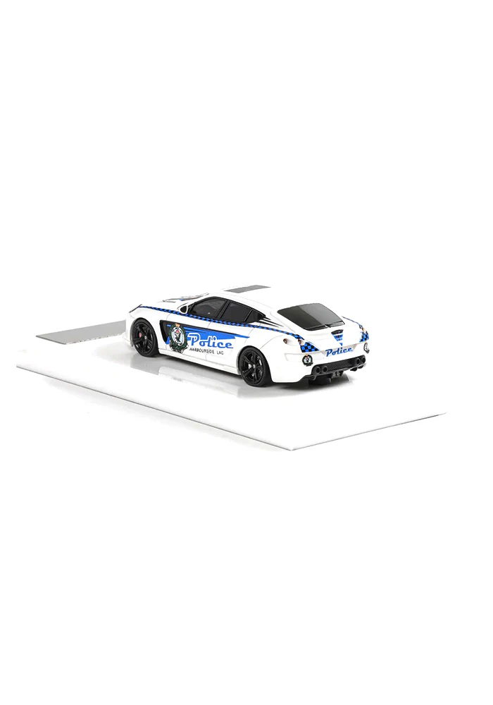 EXCLUSIVES MK Miniatures Gemballa Mistrale Police Car - White (Scale 1:64) - Image 2