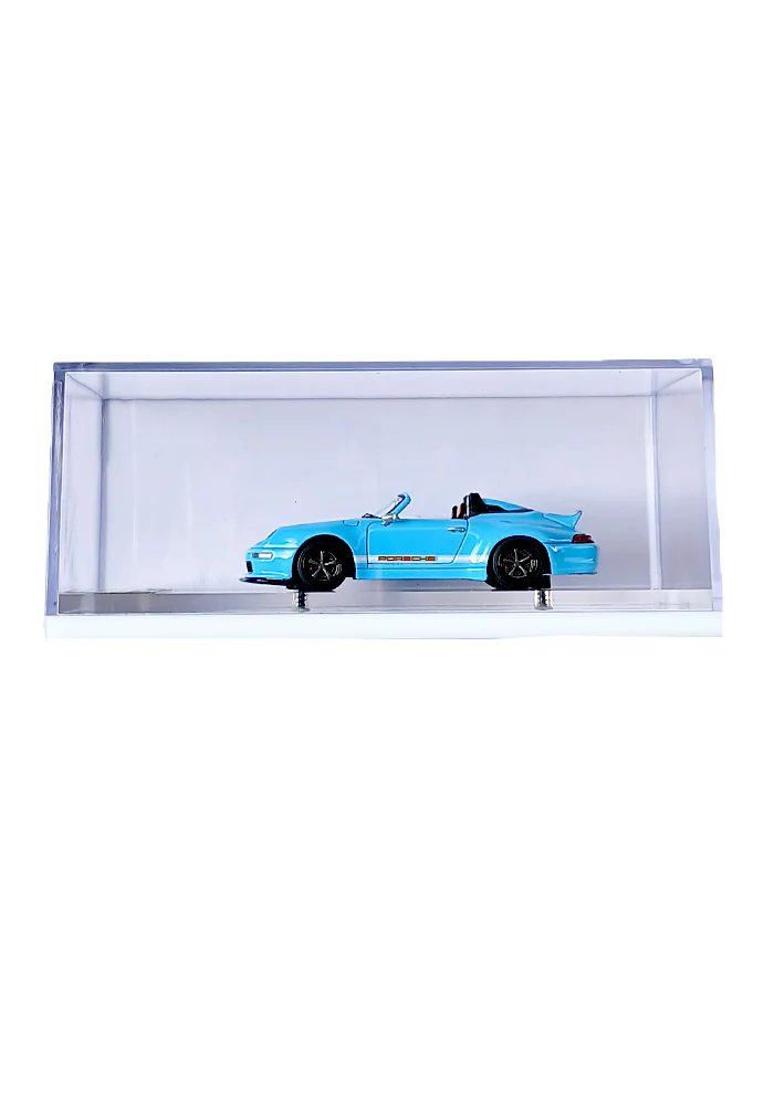 EXCLUSIVES MK Miniatures Gunther 400R Speedster - Blue / Orange (Scale 1:64) - Image 5