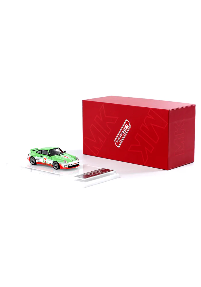 EXCLUSIVES MK Miniatures Porsche 993 - 7 Eleven - Green (Scale 1:64) - Image 4