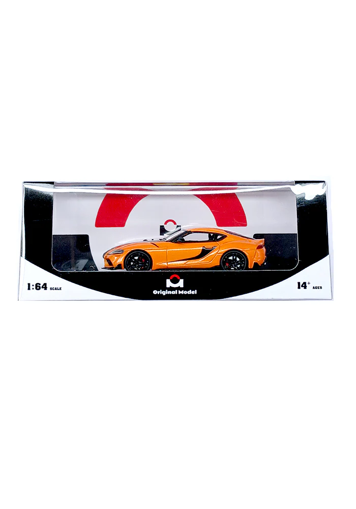 EXCLUSIVES Original Model Toyota Supra - Orange / Black (Scale 1:64)
