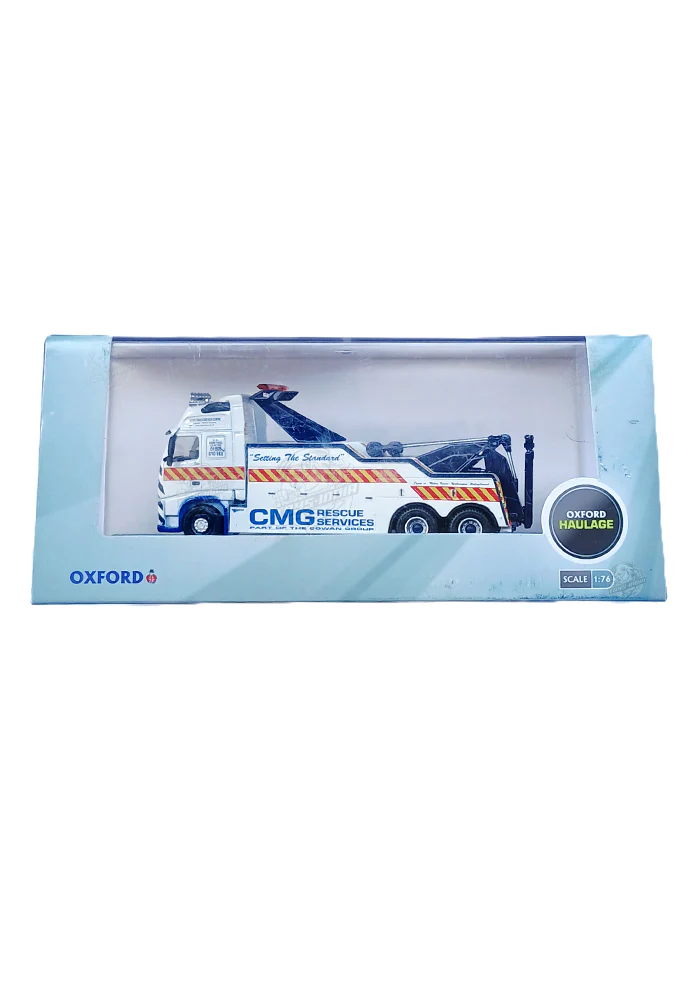 EXCLUSIVES Oxford Haulage Volvo FH Recovery Truck - White (Scale 1:76) - Image 5
