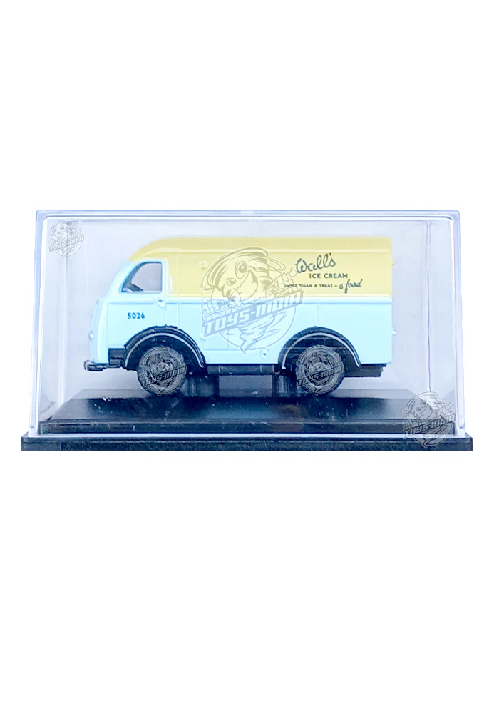EXCLUSIVES Oxford Walls Austin K8 Threeway Van - Blue / Yellow (Scale 1:76)