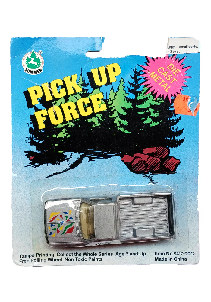 EXCLUSIVES Pick Up Force - Silver (Blister Damage / Car in Excellent Condition) (Scale 1:64)