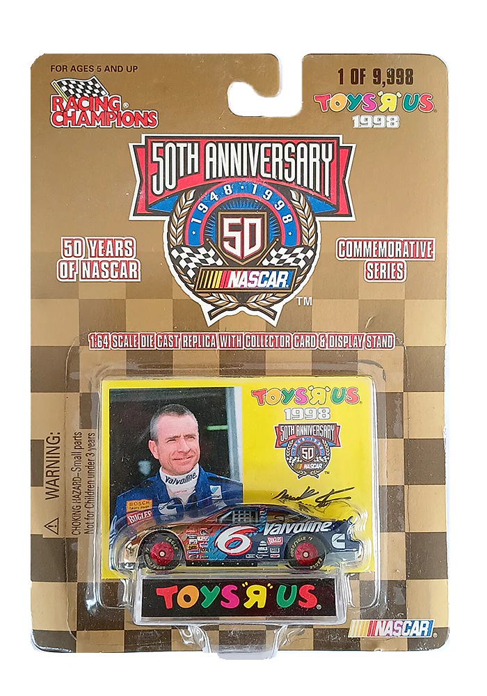 Exclusives Racing Champions Nascar Toys R Us Collection Mark Martin - Golden/Blue