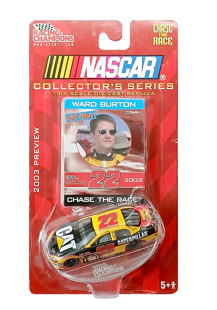 Exclusives Racing Champions NASCAR Chase the Race Ward Burton - Yellow / Black