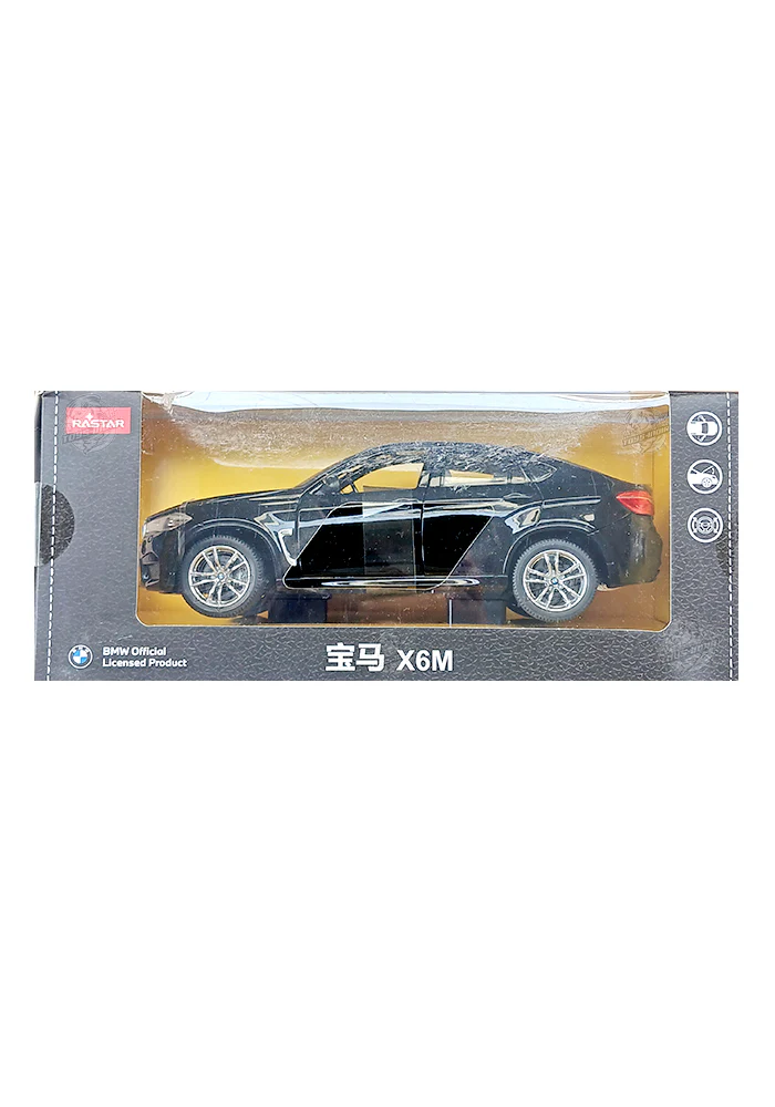 EXCLUSIVES Rastar BMW X6M - Black (Scale 1:24)