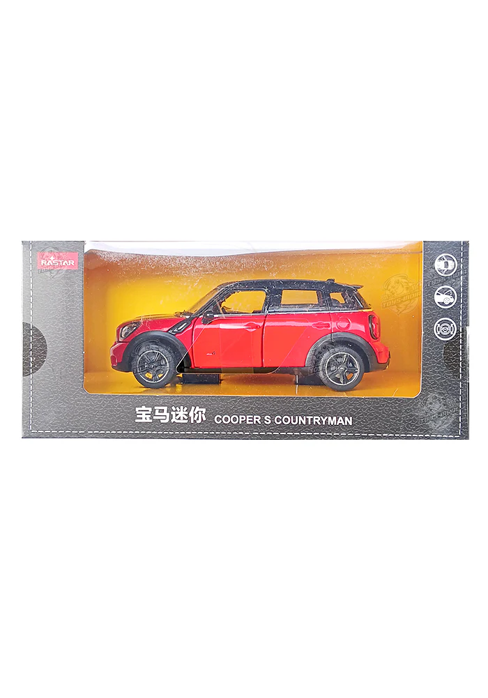 EXCLUSIVES Rastar Cooper S Countryman - Red / Black (Scale 1:24)