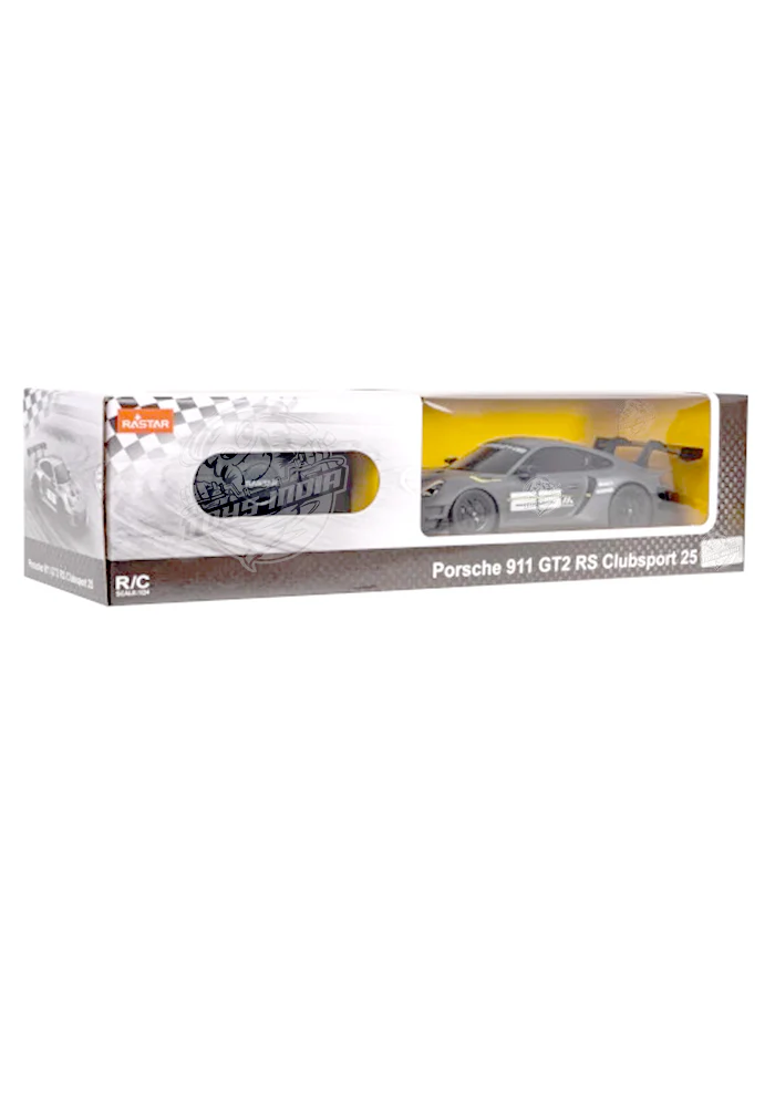 EXCLUSIVES Rastar R/C Porsche 911 GT2 - Grey (Scale 1:24) (2.4 GHz) - Image 3