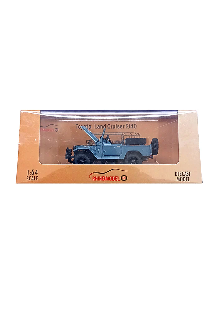 EXCLUSIVES Rhino Toyota Land Cruiser FJ40 - Blue (Scale 1:64)