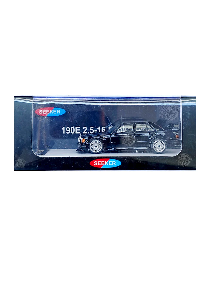 EXCLUSIVES Seeker Mercedes-Benz 190E 2.5-16 Evolution - Black (Scale 1:64)