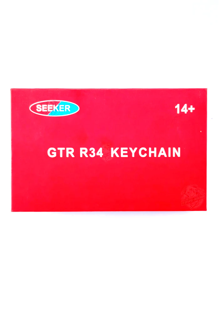 EXCLUSIVES Seeker Nissan GTR R34 Keychain - Black (Scale 1:64) - Image 3