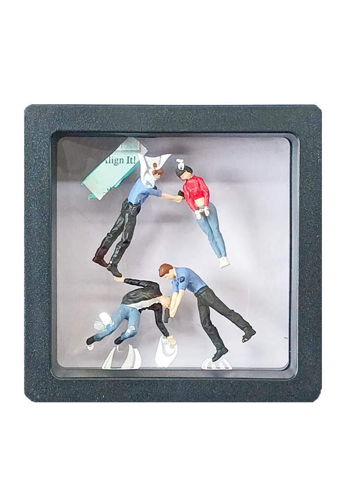 EXCLUSIVES Shou Cang Jia Miniature Scene - Cops with Guns