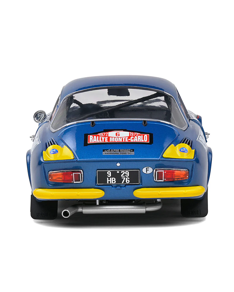 Solido Alpine A110 1600S Rallye De Montecarlo 1972 - Blue - 2023 (Scale 1:18) - Image 3
