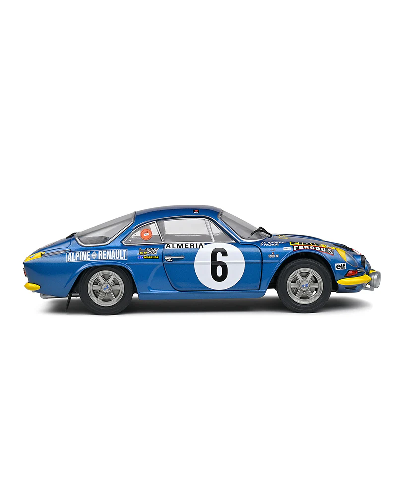 Solido Alpine A110 1600S Rallye De Montecarlo 1972 - Blue - 2023 (Scale 1:18) - Image 5