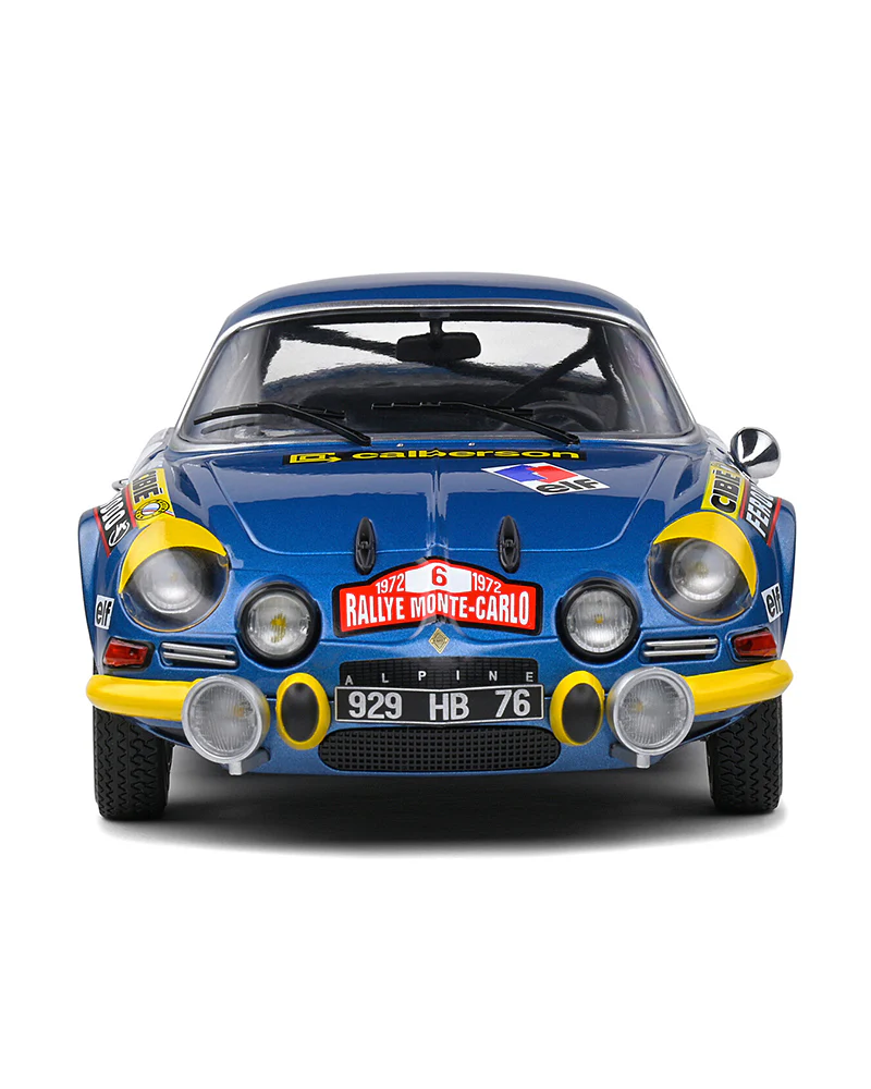 Solido Alpine A110 1600S Rallye De Montecarlo 1972 - Blue - 2023 (Scale 1:18) - Image 6