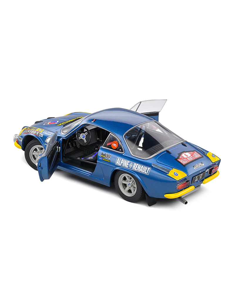 Solido Alpine A110 1600S Rallye De Montecarlo 1972 - Blue - 2023 (Scale 1:18) - Image 7