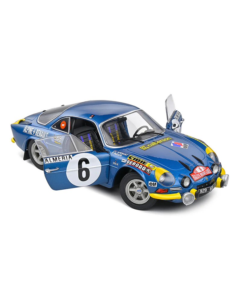 Solido Alpine A110 1600S Rallye De Montecarlo 1972 - Blue - 2023 (Scale 1:18) - Image 8