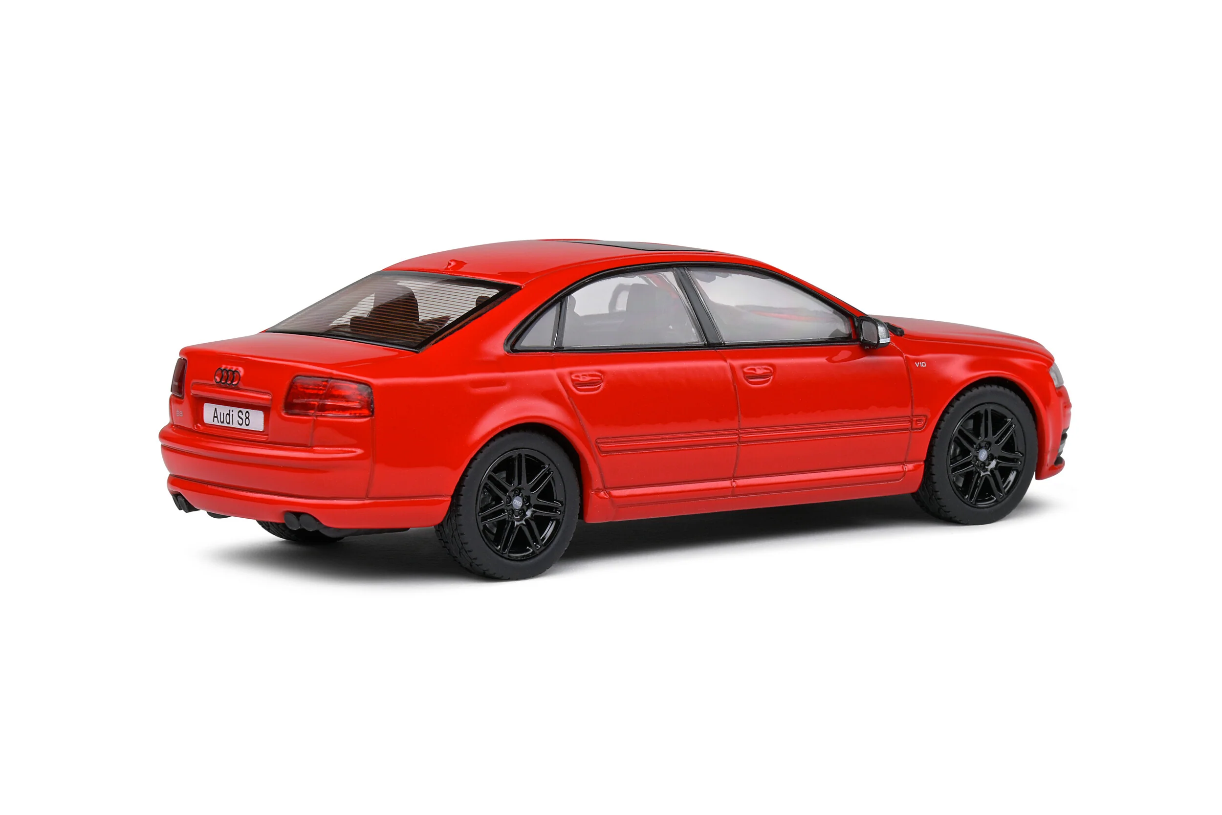Solido Audi S8 D3 5.2I-V10 - Red - 2023 (Scale 1:43) - Image 4