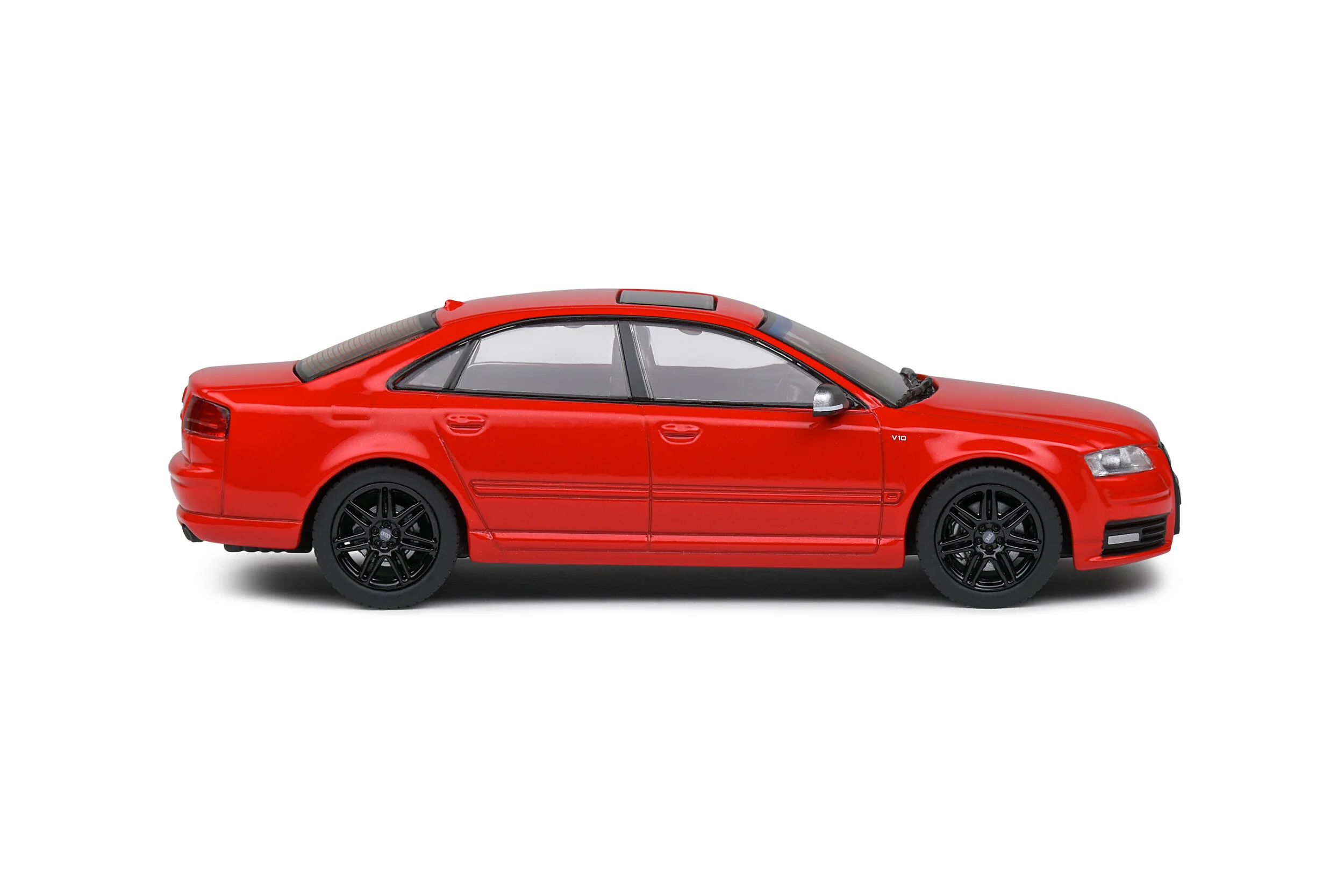 Solido Audi S8 D3 5.2I-V10 - Red - 2023 (Scale 1:43) - Image 5