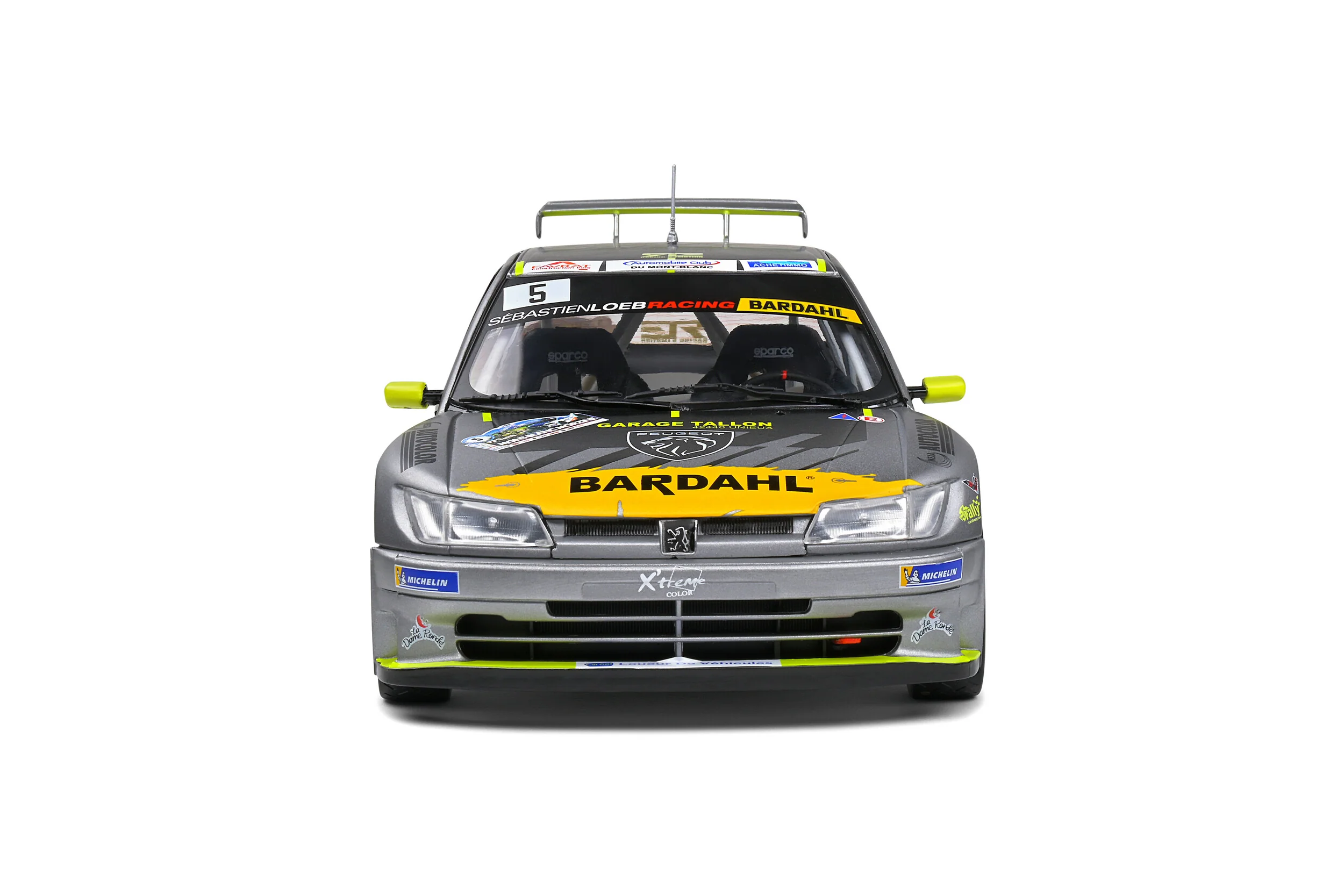 Solido Peugeot 306 Maxi Rally Du Mont Blanc 2021 - Grey - 2023 (Scale 1:18) - Image 6