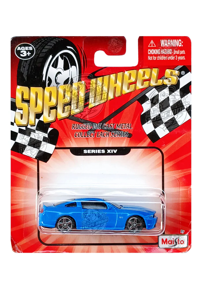 EXCLUSIVES Speed Wheels Series XIV 2010 Ford Mustang GT - Blue