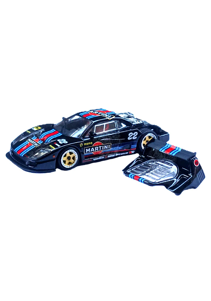 EXCLUSIVES Stance Hunters Legend Series Ferrari F40 - Black (Scale 1:64) - Image 6