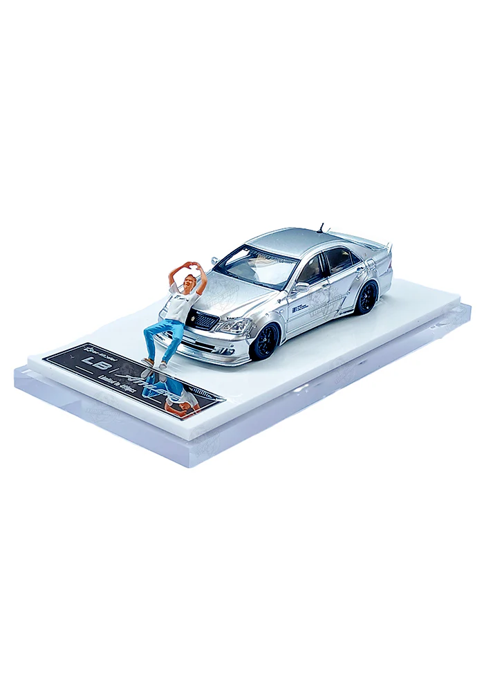 EXCLUSIVES Star Models Toyota Crown S180 Athlete LB - Silver (Scale 1:64) - Image 3