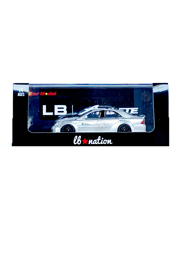 EXCLUSIVES Star Models Toyota Crown S180 Athlete LB - Silver (Scale 1:64) - Image 6