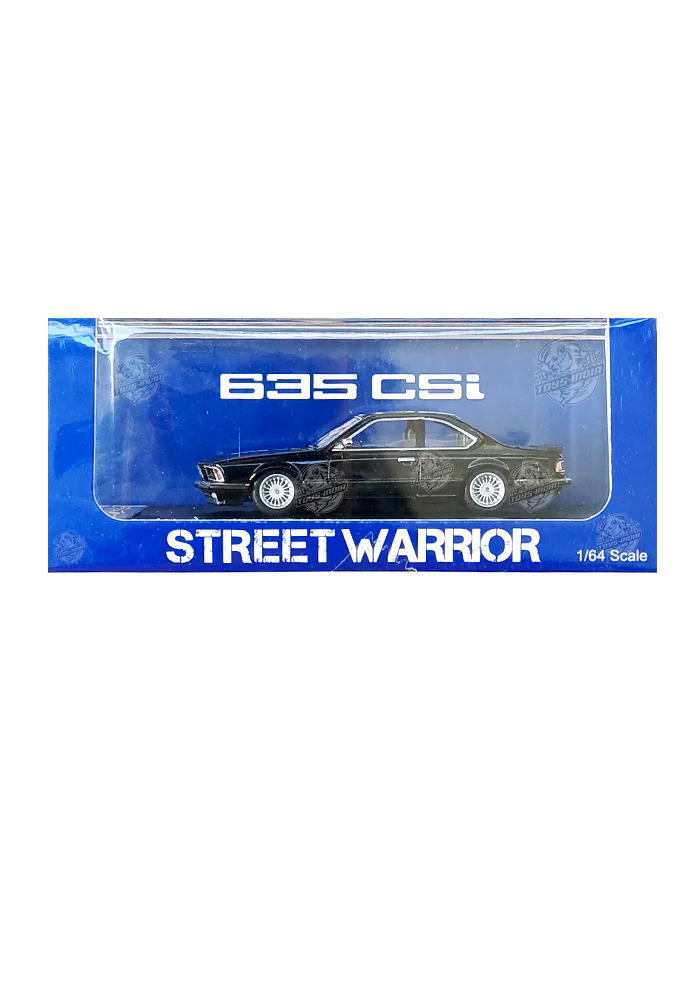 EXCLUSIVES Street Warrior BMW 635 CSi - Black (Scale 1:64)