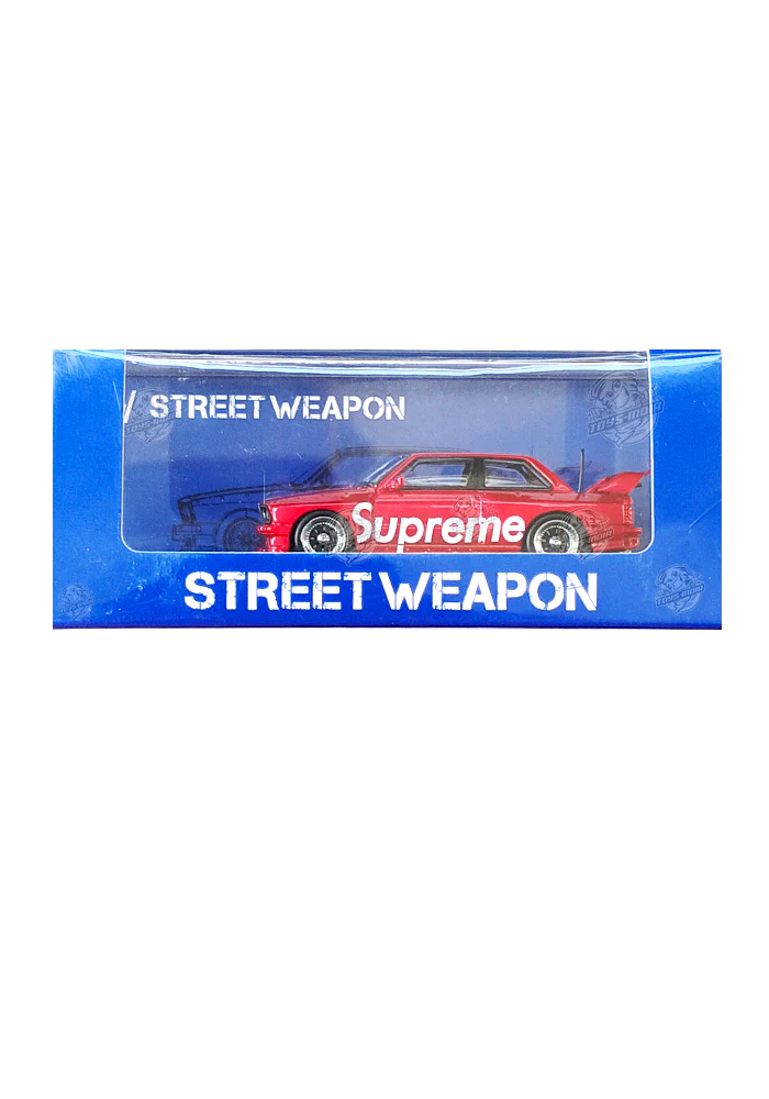 EXCLUSIVES Street Weapon BMW LTO E30 - Red (Scale 1:64)