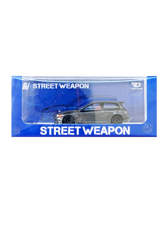 EXCLUSIVES Street Weapon Honda Civic EG6 - Grey (Scale 1:64)