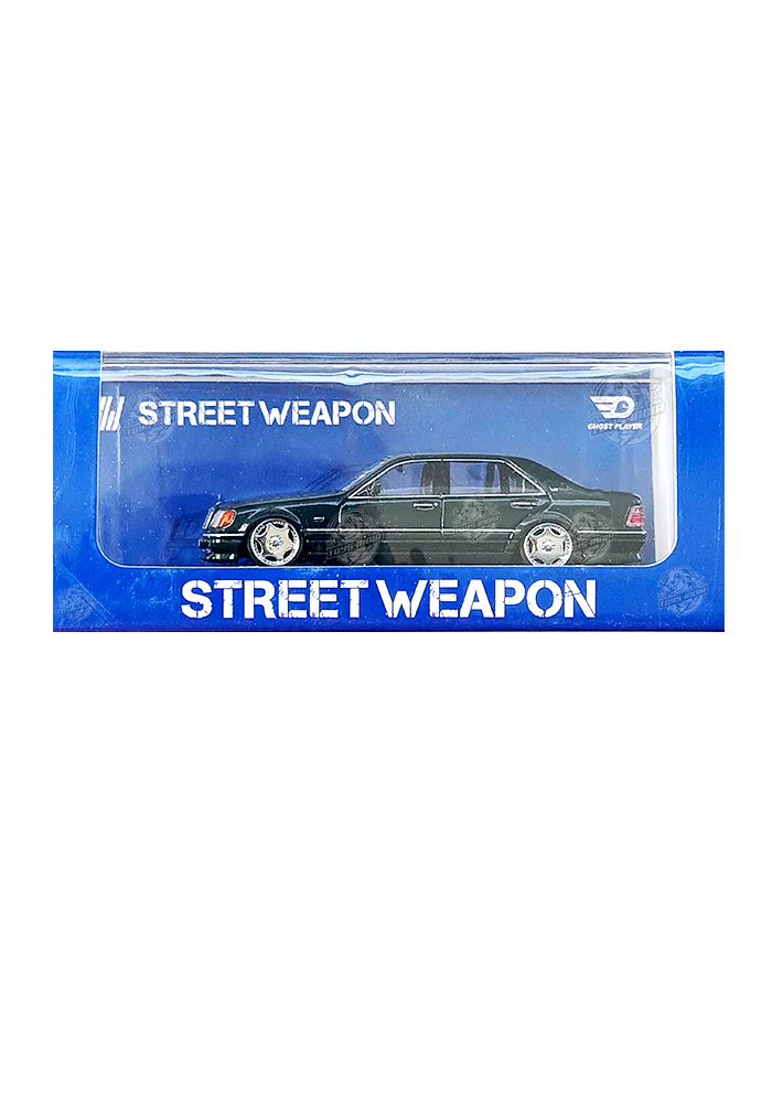 EXCLUSIVES Street Weapon Mercedes-Benz W140 - Green (Scale 1:64)
