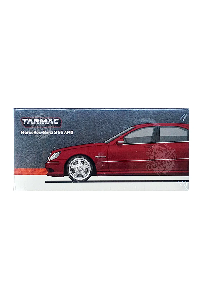 EXCLUSIVES Tarmac Mercedes-Benz S 55 AMG - Red (Scale 1:64)