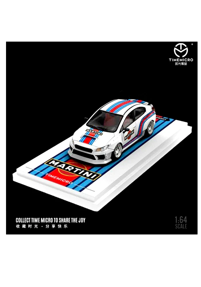 Exclusives Timemicro Martini Coating Subaru Leopard WRX STi - White (Scale 1:64)