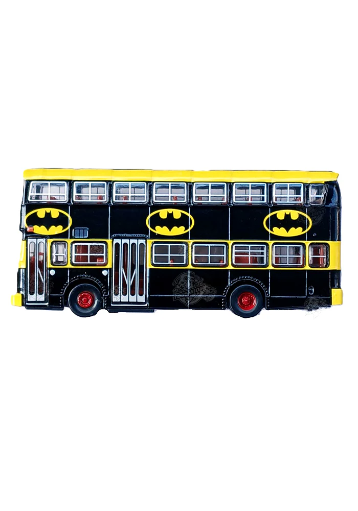 EXCLUSIVES Tiny Awesomeism Batman Bus 02 - Black / Yellow (Scale 1:110) (Inner Box Damage / Bus in Excellent Condition)