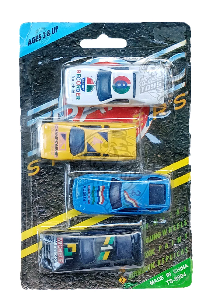 EXCLUSIVES Traffic Stoppers Multi Car Pack (4 Cars) (Card Damage / Car in Excellent Condition) (Scale 1:64)
