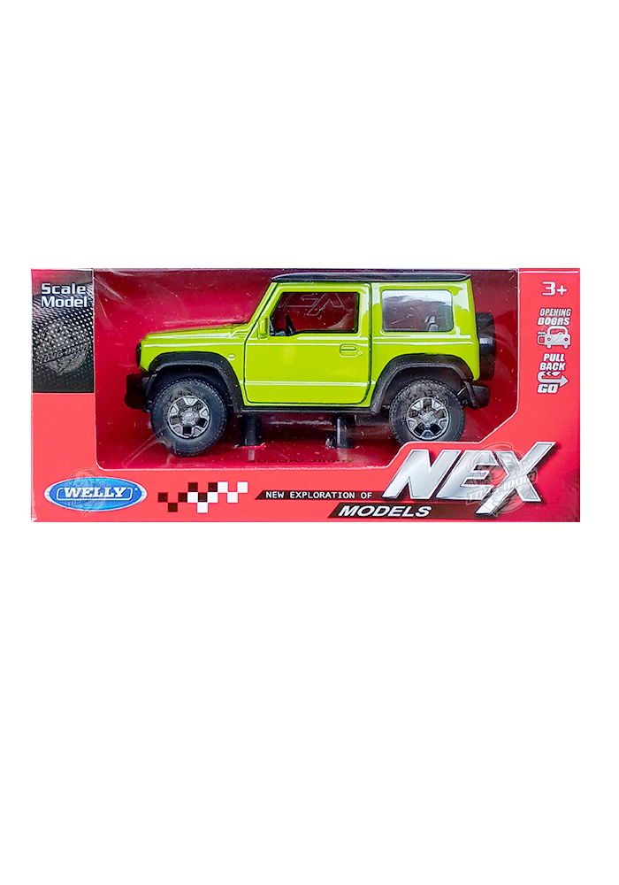 EXCLUSIVES Welly NEX Suzuki Jimny - Green / Black (1:43)