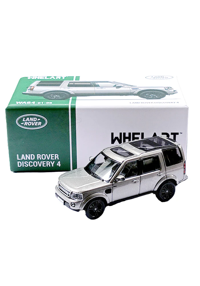 EXCLUSIVES Whelart Land Rover Discovery 4 - Silver (Black Wheel) (Scale 1:64) - Image 2