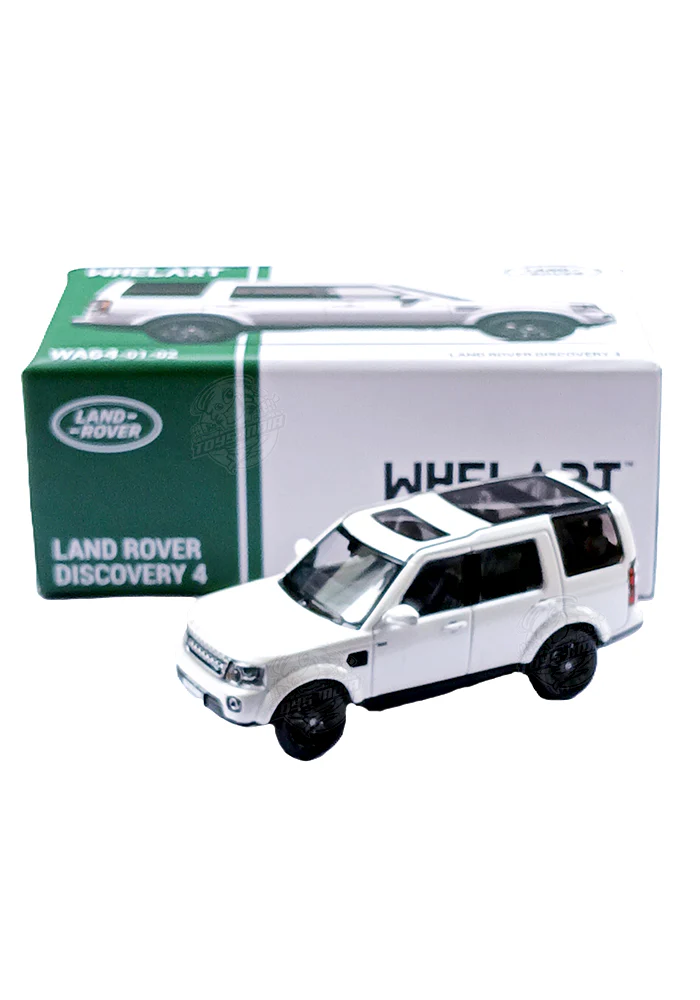 EXCLUSIVES Whelart Land Rover Discovery 4 - White (Black Wheel) (Scale 1:64) - Image 2