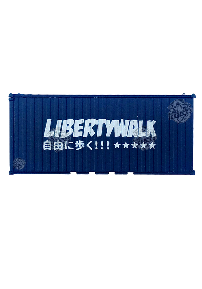 EXCLUSIVES You & Car First Container Liberty Walk - Black (Scale 1:64)