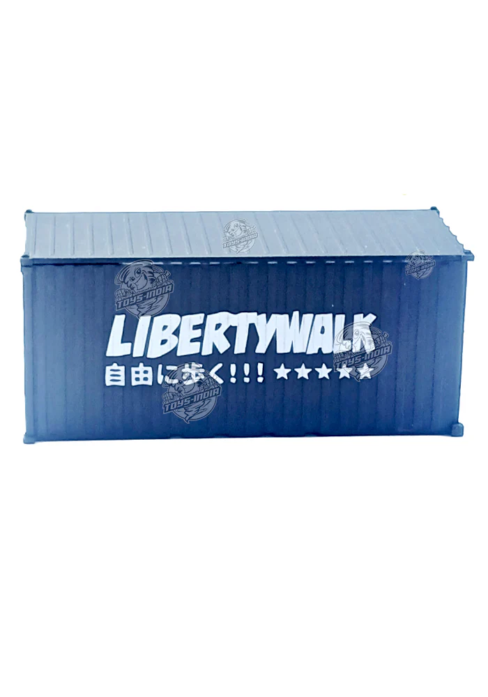 EXCLUSIVES You & Car First Container Liberty Walk - Black (Scale 1:64) - Image 2