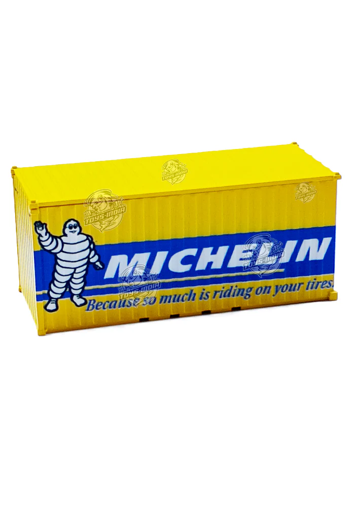 EXCLUSIVES You & Car First Container Michelin - Yellow / Blue (Scale 1:64) - Image 2