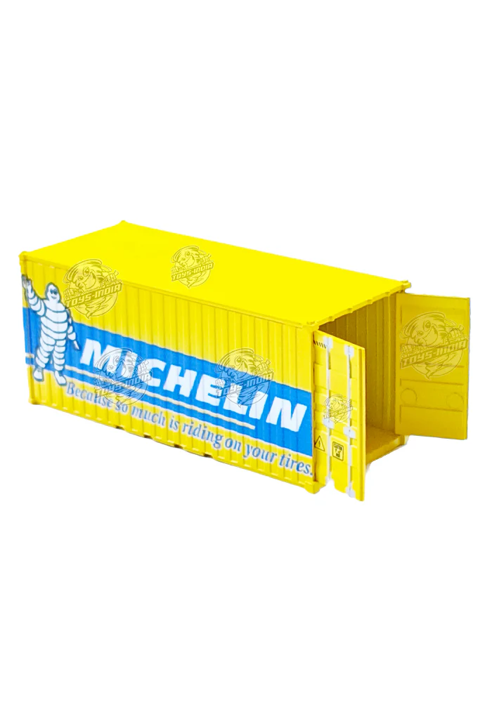 EXCLUSIVES You & Car First Container Michelin - Yellow / Blue (Scale 1:64) - Image 3