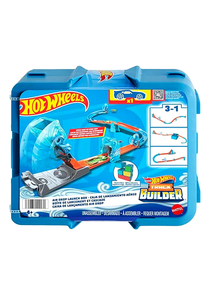 INDIAN Hot Wheels Tracks Lets Trace Track Builder Air Drop Launch Box (1 Car Included) - 2025 Model - Image 5