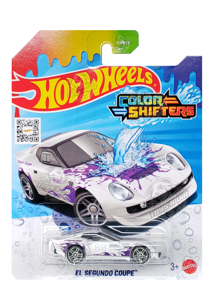 INDIAN CARD Hot Wheels Color Shifters EL Segundo Coupe - White - 2025 Card