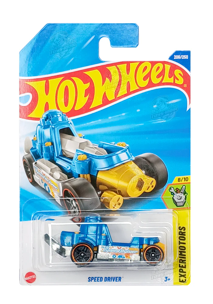 INDIAN CARD Hot Wheels Speed Driver - Blue - 2025 Card
