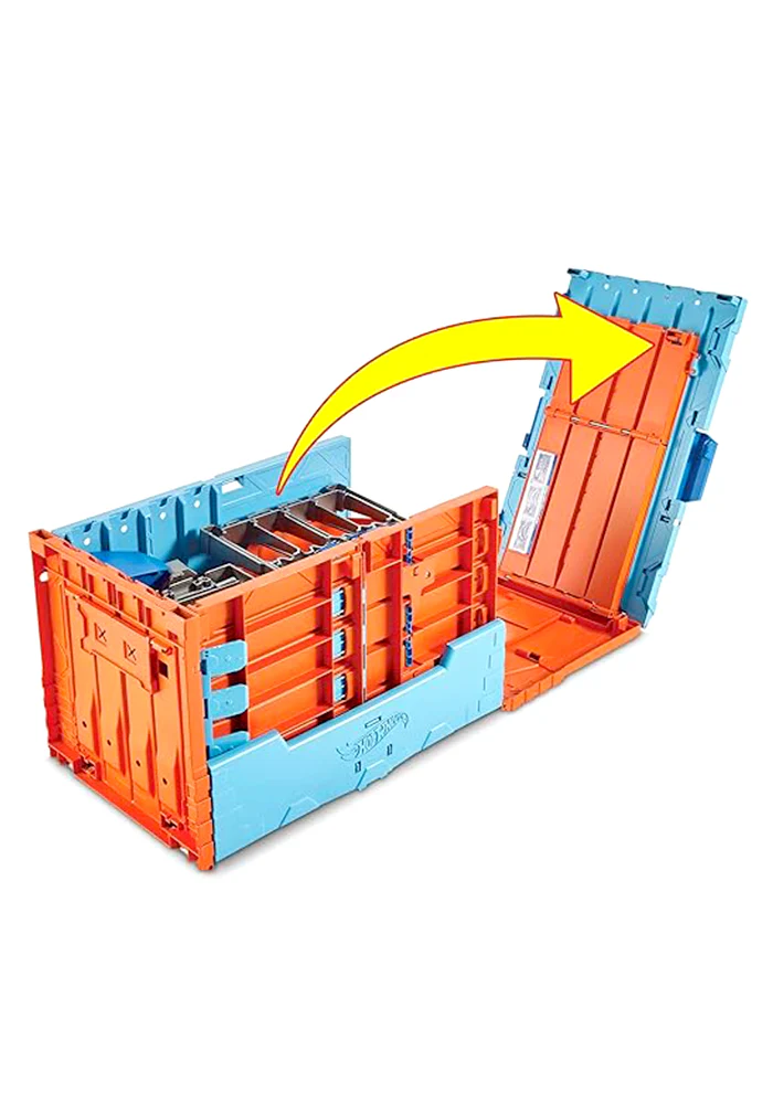 INDIAN Hot Wheels Tracks Race Crate (2 Cars Included) - 2025 Model - Image 4