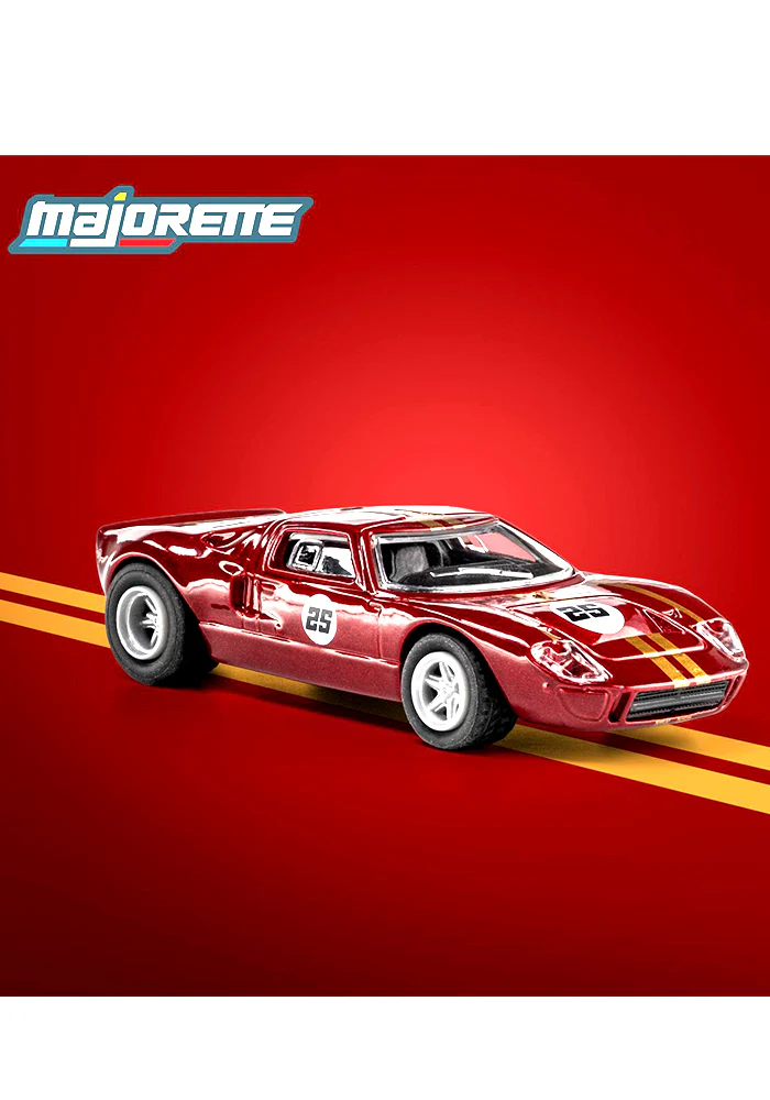 Majorette Collection Metal 1965 Ford GT40 MK1 - Red - 2025 Card - Image 2